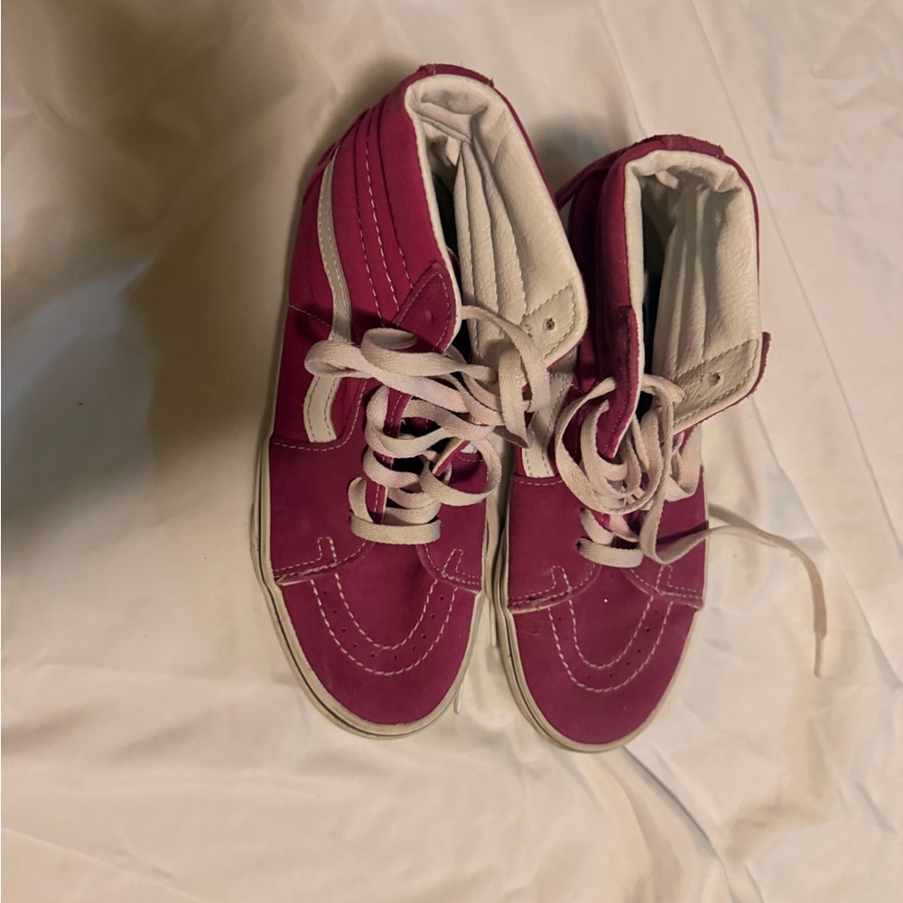 Vans Pink High-Top Sneakers